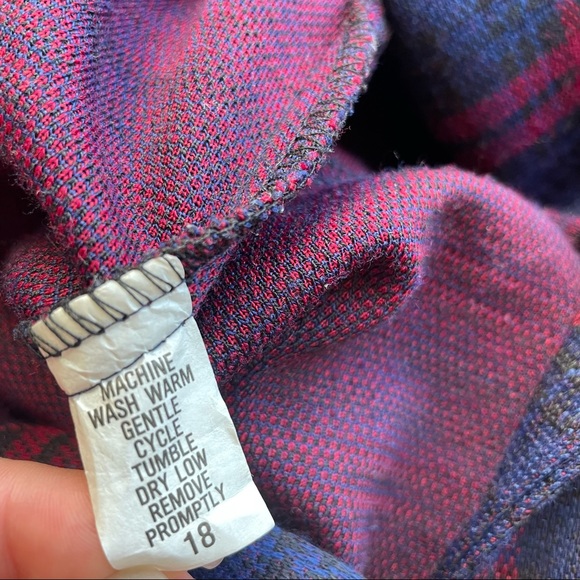 VTG Cricket Lane Tartan Plaid Blazer - Picture 7 of 9